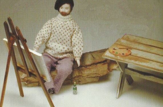 Kunstner i islandsk sweater