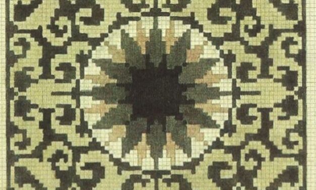 Sjældent og smukt tæppe