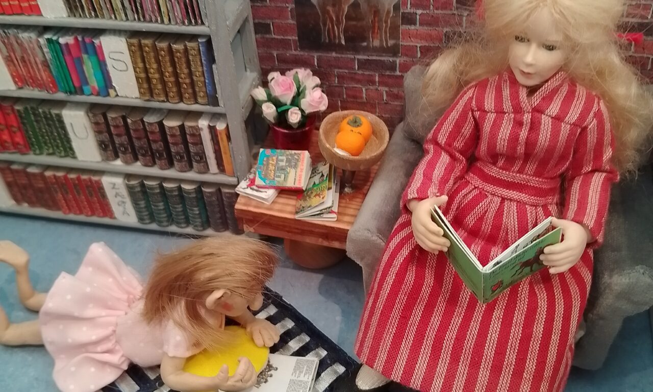 Minis udstilling på Dukkehusfestivallen 2025